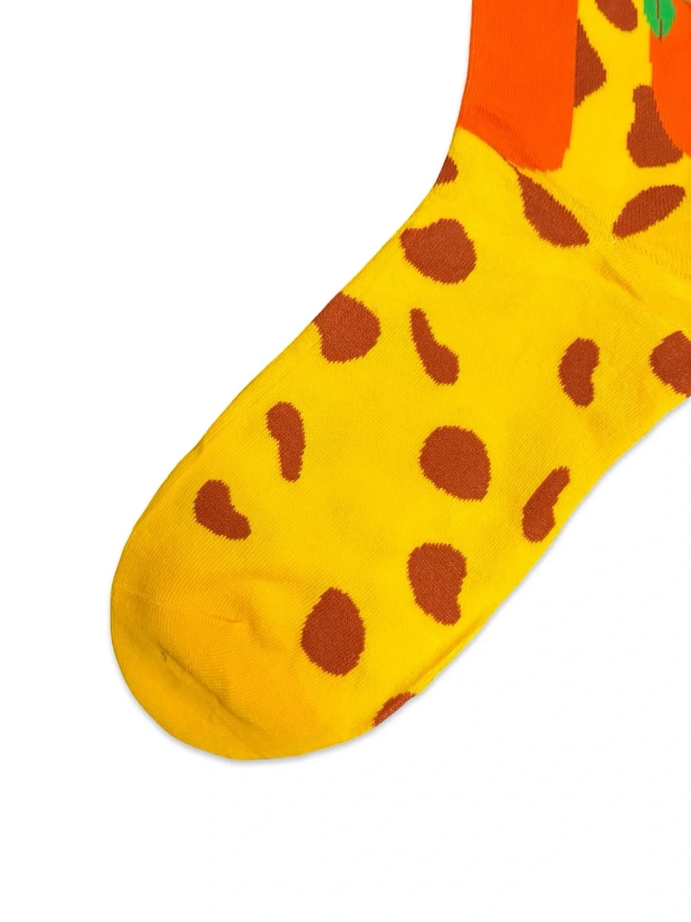 Giraffe Novelty Crew Socks One Size Fits Most Animal Socks Colorful Socks